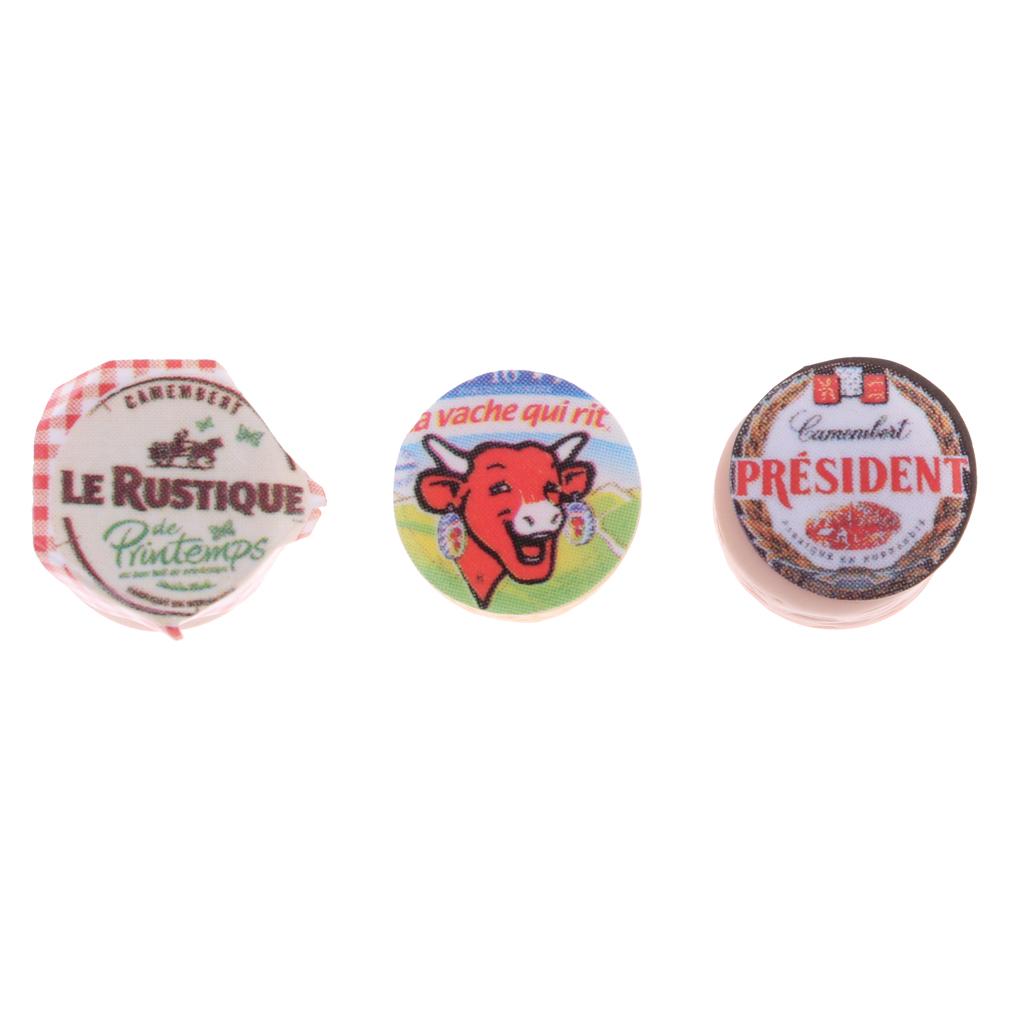 Kids Outdoor Kitchen Accessories - Miniatura de queijo em escala 1/12