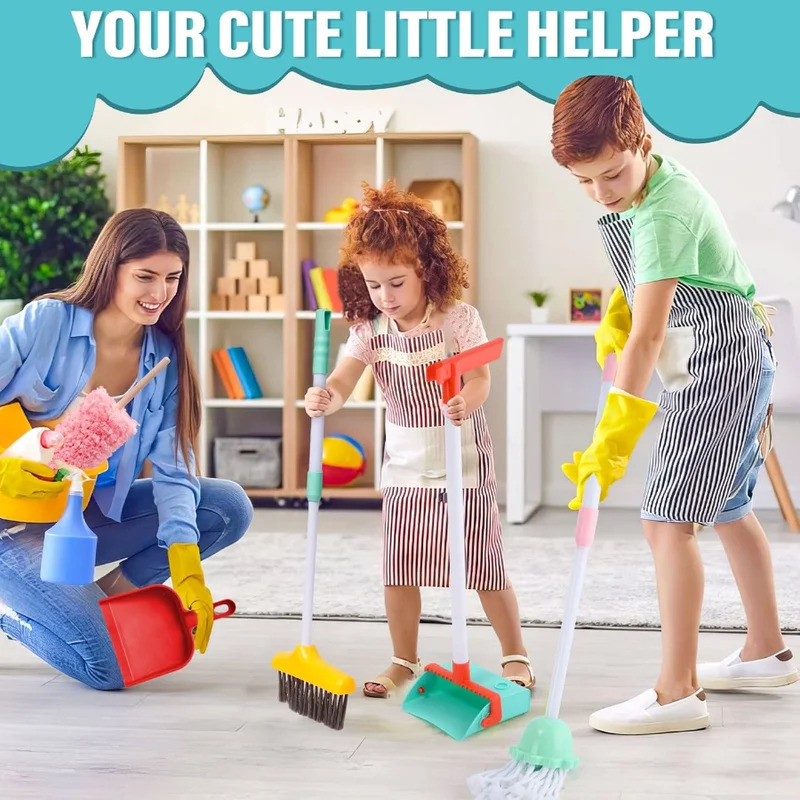 Conjunto de Limpeza Infantil c - Kids Outdoor Broom avaliação e preço