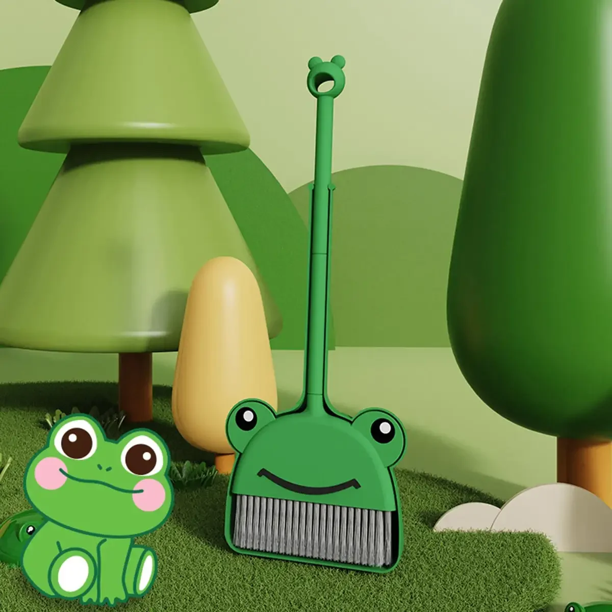 1 conjunto de mini vassoura co - Kids Outdoor Broom avaliação e preço