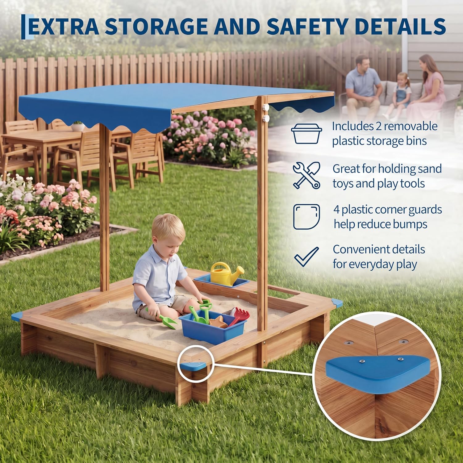 Caixa de Areia Infantil para Á - Kids Outdoor Area avaliação e preço