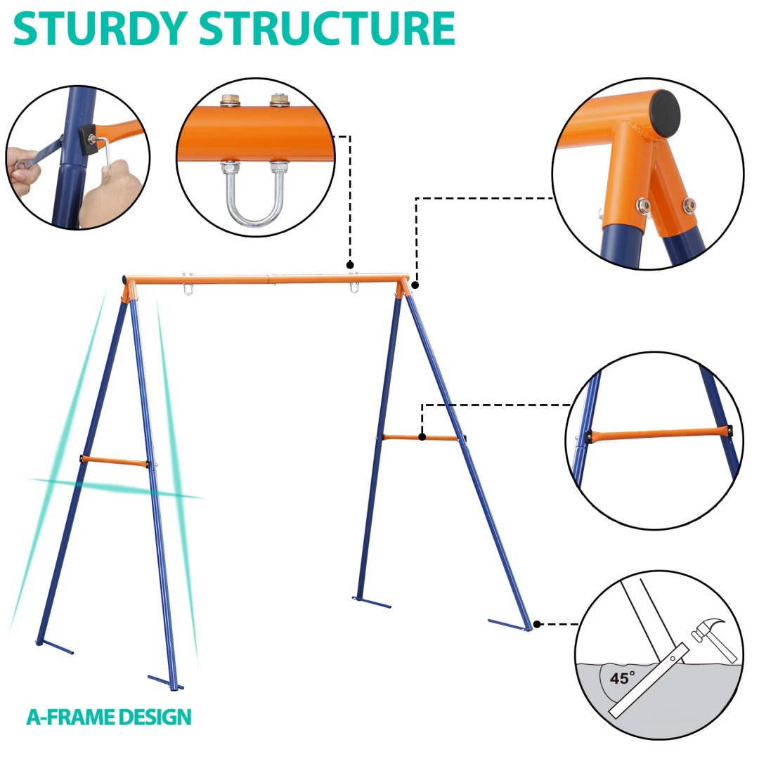 Suporte de Balanço Reforçado e - Kids Outdoor Furniture Set avaliação e preço